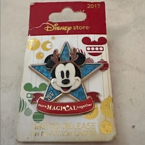 Disney Magical Mickey Mouse Pin with Blue Star